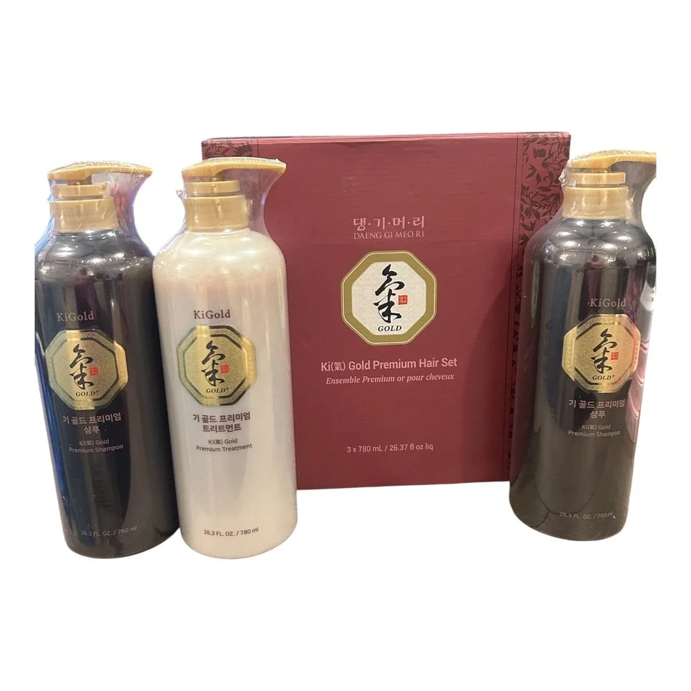 Daeng Gi Meo Ri Gold Ki Gold Premium Hair Set 3x780ml